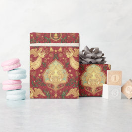 Victorian Nativity Angels Christmas Wrapping Paper Cadeaupapier