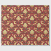 Victorian Nativity Angels Christmas Wrapping Paper Cadeaupapier (Vlak)