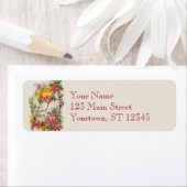 Victorian Pasen Rozen Retouradres Labels (Insitu)