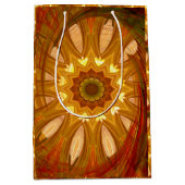 Victorian Peony Swirl Medium Cadeauzakje (Voorkant)