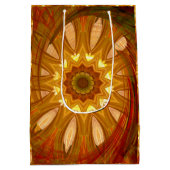 Victorian Peony Swirl Medium Cadeauzakje (Achterkant)