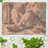 Victorian Rabbit Theedoek (Gevouwen)