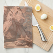 Victorian Rabbit Theedoek (Quarter Fold)