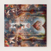 Victorian Rococo Enchanted Valentine Dance Legpuzzel (Horizontaal)