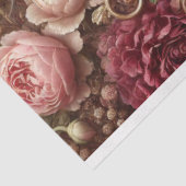 Victorian Romance Hummingbird Floral Decoupage  Tissuepapier (Detail)