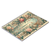 Victorian Rose Garden Archway Romantic Floral Path Notitieboek (Linkerzijde)