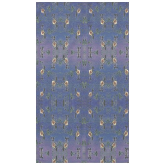 Victorian Rose Pink & Blue Tablecloth Tafelkleed (Voorkant)