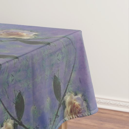 Victorian Rose Pink & Blue Tablecloth Tafelkleed (Voorbeeld)