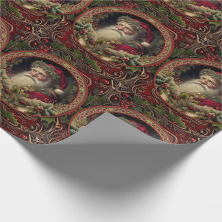 Victorian Santa Cadeaupapier