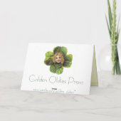 Victorian St. Patrick's Day Greeting Card Kaart (Achterkant)