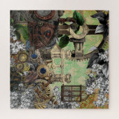 Victorian Steampunk Gears, Clock Legpuzzel (Horizontaal)