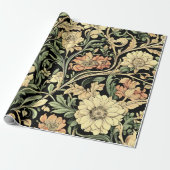 Victorian-style floral pattern  cadeaupapier (Uitgerold)