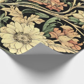 Victorian-style floral pattern  cadeaupapier (Hoek)