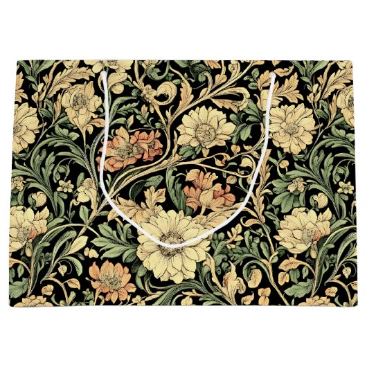 Victorian-style floral pattern  groot cadeauzakje (Voorkant)