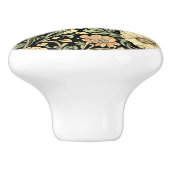 Victorian-style floral pattern  keramische knop (Zijkant)