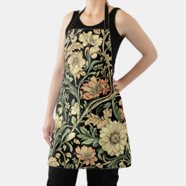 Victorian-style floral pattern  schort