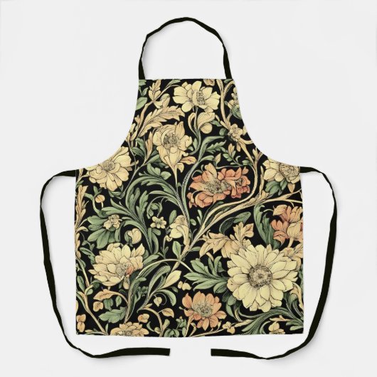Victorian-style floral pattern  schort (Voorkant)