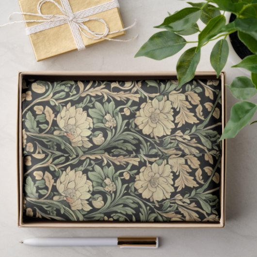 Victorian-style floral pattern  tissuepapier (Geschenk)
