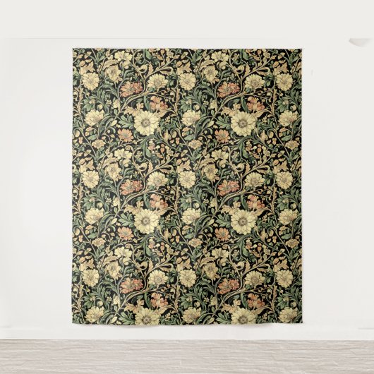 Victorian-style floral pattern  wandkleed (Voorkant)