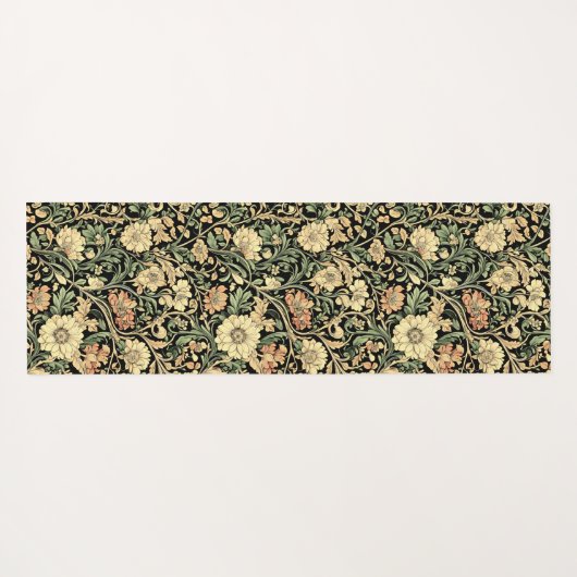 Victorian-style floral pattern yogamat (Achterkant (horizontaal))