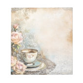 Victorian Tea Party notepad Notitieblok (Voorkant)