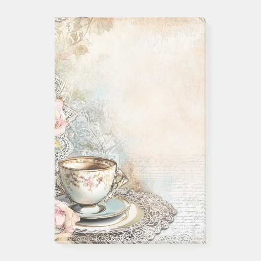 Victorian Tea Party sticky note (Voorkant)