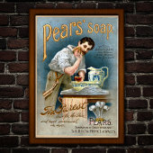Victorian Vintage Soap Advertising Poster