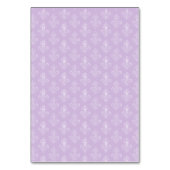 Victorian Violet Crest Elegant Foldable Name Card Kaart (Achterkant)