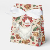 Victorian Watercolor Santa Christmas Collection Bedankdoosjes (Voorkant Zijde)