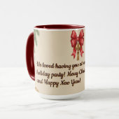 Victorian Watercolor Santa Christmas Collection Mok (Voorkant links)