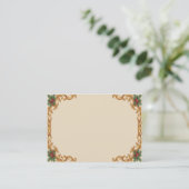 Victorian Watercolor Santa Christmas Collection Plaatskaartje (Staand voorkant)