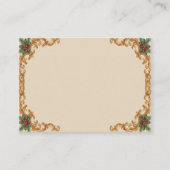 Victorian Watercolor Santa Christmas Collection Plaatskaartje (Voorkant)