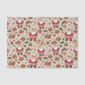 Victorian Watercolor Santa Christmas Collection Tissuepapier (Voorkant)