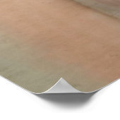 Victorian Woman Portrait Pastel-Tone Watercolor Poster (Hoek)