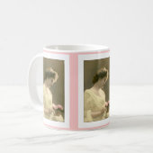 Victorian woman retrospective romantic koffiemok (Voorkant links)