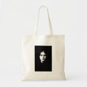 Victorian woman with haunting expression tote bag (Voorkant)