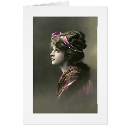 Victorian woman with hopeful expression (Voorkant)