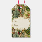 Victorian Yuletide Splendor Cadeaulabel (Voorkant)