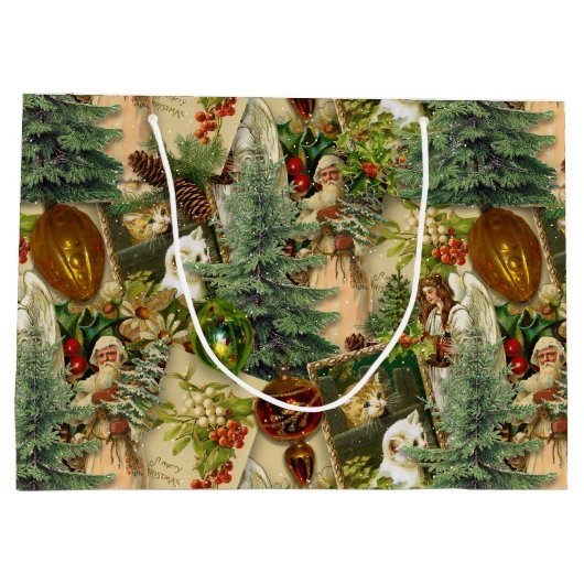 Victorian Yuletide Splendor Groot Cadeauzakje (Achterkant)