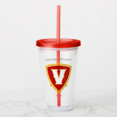 Victoriana Acryl Tumbler — De Shutterclique Acryl Drinkbeker (Voorkant)