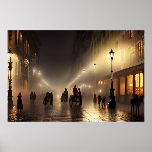 Victoriana Elegance 1888 London. Poster (Voorkant)