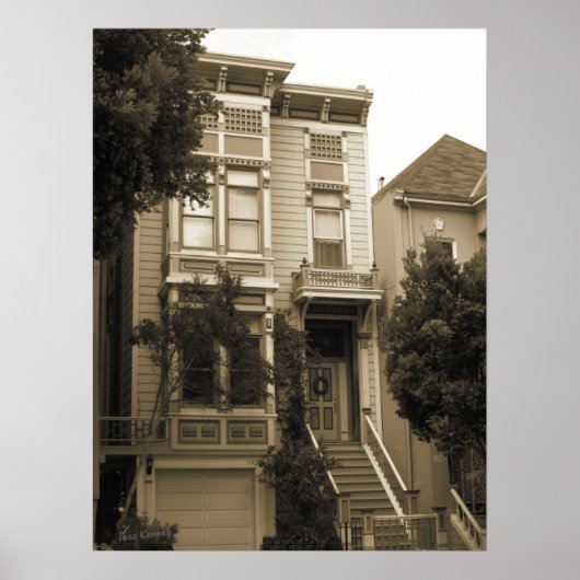Victorianen in Sepia #1 Poster (Voorkant)