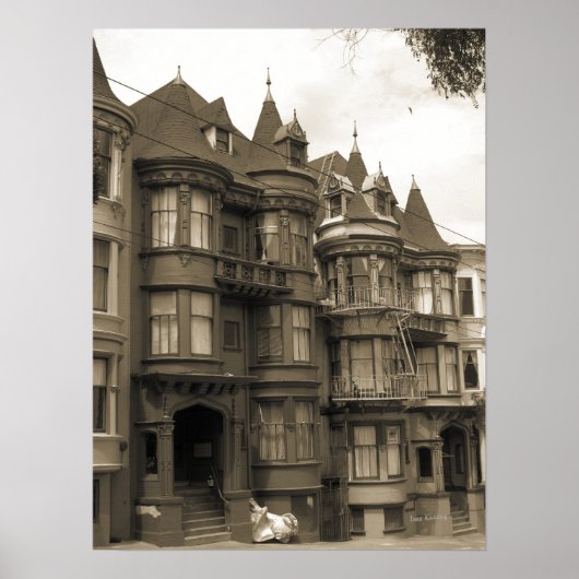 Victorianen in Sepia #4 Poster (Voorkant)