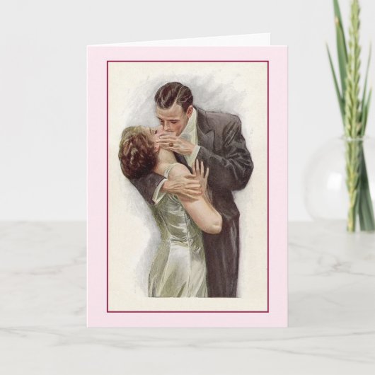 Victorianische Valentijnskaart Kaart (Voorkant)