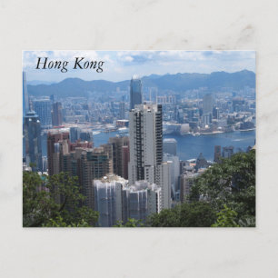 Victoria's piek in Hong Kong Briefkaart