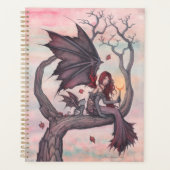 Victoria's Tree Gothic Fairy met Cat Fantasy Art Planner (Voorkant)