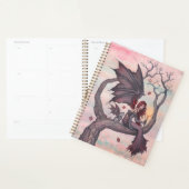 Victoria's Tree Gotische Fee met Kat Fantasie Kuns Planner (Display)