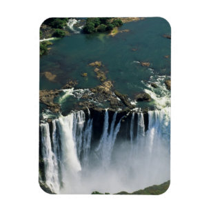 Victoriawaterval, grens tussen Zambia en Zimbabwe. Magneet