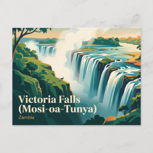 Victoriawaterval (Mosi-oa-Tunya) Zambia Briefkaart