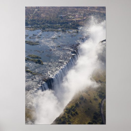 Victoriawaterval, Zambezirivier, Zambia - Poster (Voorkant)